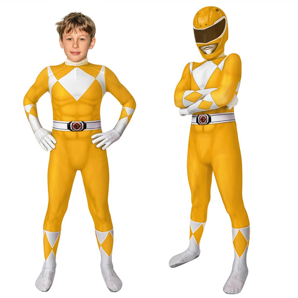Kid Ranger Costume Jumpsuit | Superhero Cosplay