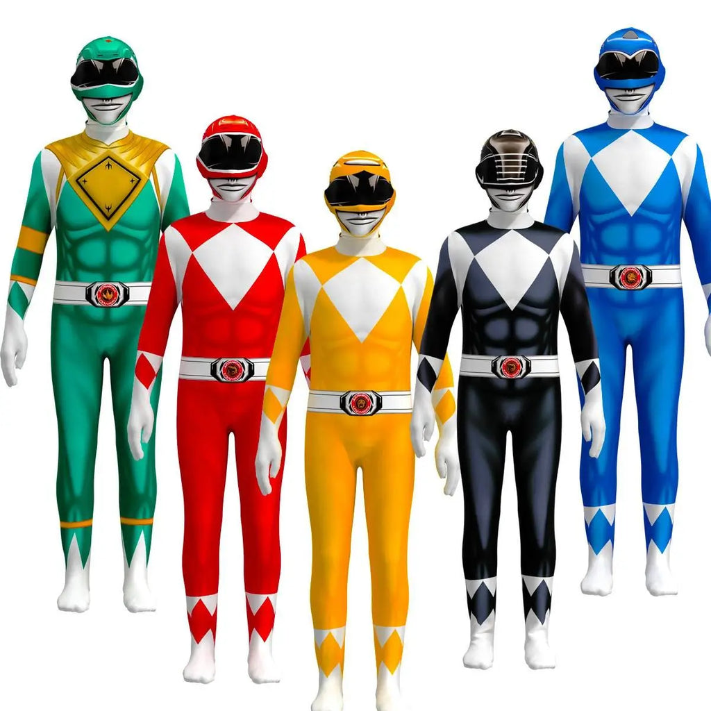 Kid Ranger Costume Jumpsuit | Superhero Cosplay