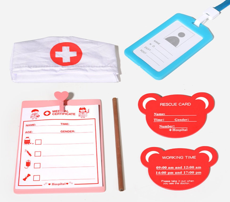 Wooden Doctor Dentist Toy Set | Pretend Play